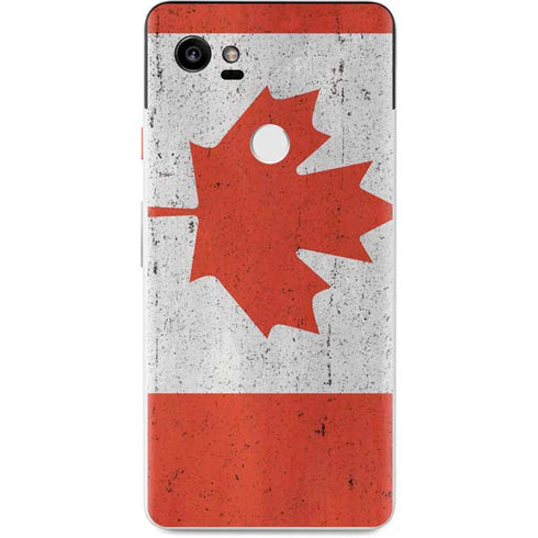 Canada Flag Distressed Google Pixel 2 XL Skin